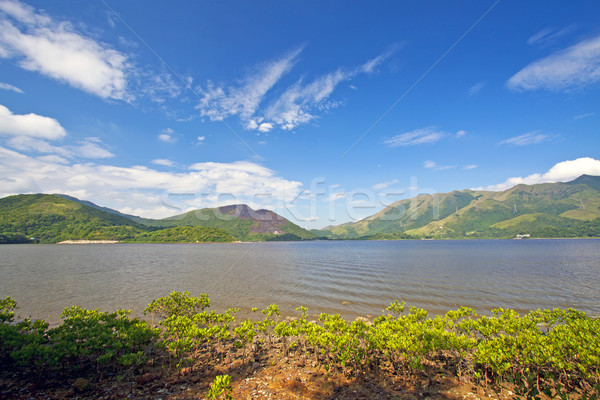 Sea coast landscape in Hong Kong Stock photo © kawing921