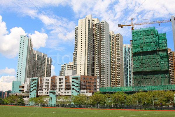 Hong Kong downtown at day time Stock photo © kawing921