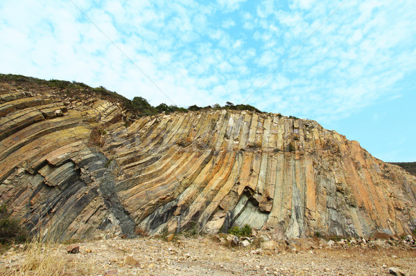 Hong Kong Geographical Park, the force of nature, folding and na Stock photo © kawing921