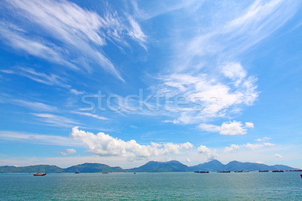Seascape in Hong Kong at summer time Stock photo © kawing921