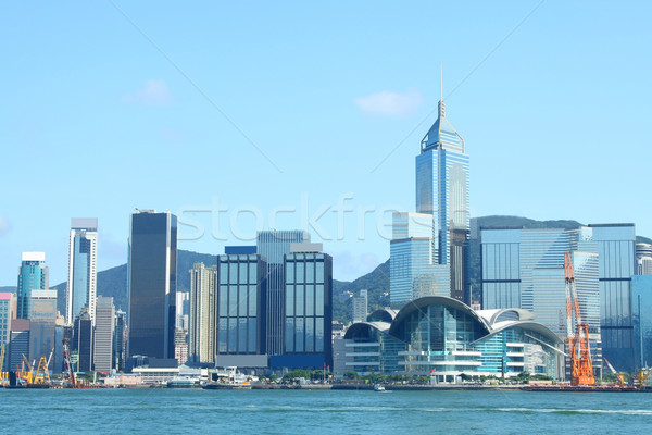 Hong Kong birou constructii peisaj finanţa bancă Imagine de stoc © kawing921