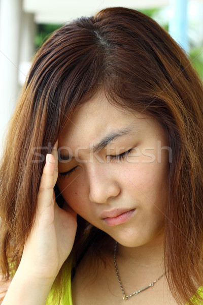 Asian sick woman Stock photo © kawing921