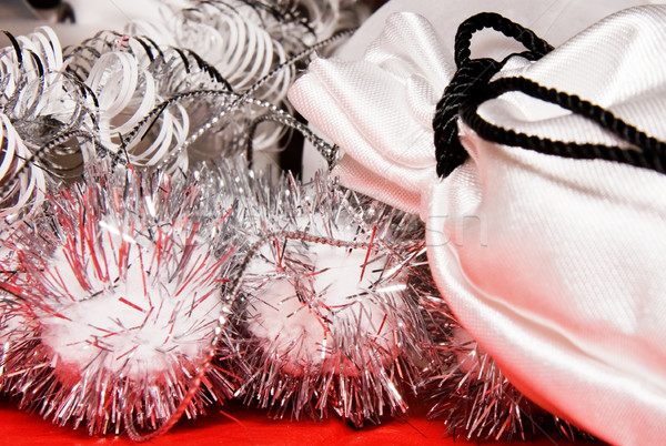 クリスマス 装飾 ギフト 袋 赤 布 ストックフォト © kaycee