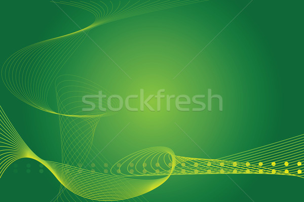 Résumé tourbillon vert jaune [[stock_photo]] © kaycee