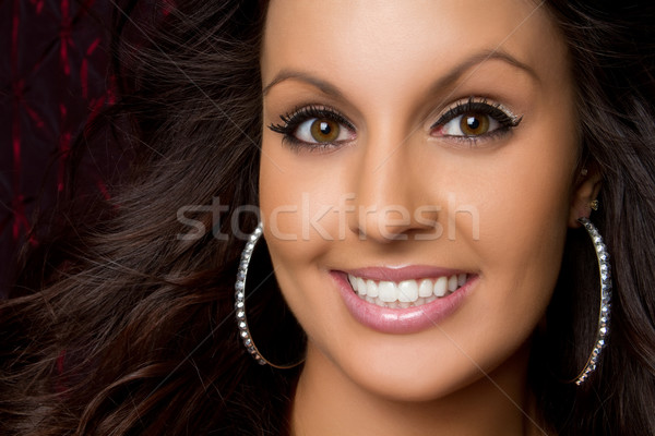 Smiling Woman Stock photo © keeweeboy