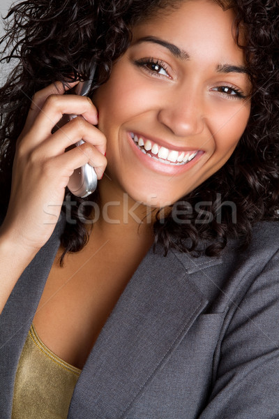 Cell Phone Woman Stock photo © keeweeboy