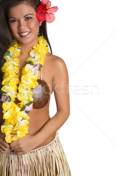 Hawaiian Hula Girl Stock photo © keeweeboy