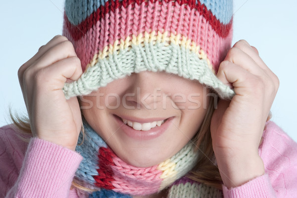 Winter Girl Stock photo © keeweeboy
