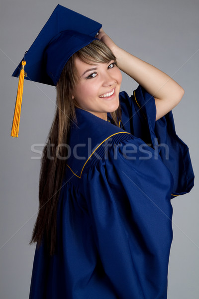 Graduating Girl Stock photo © keeweeboy