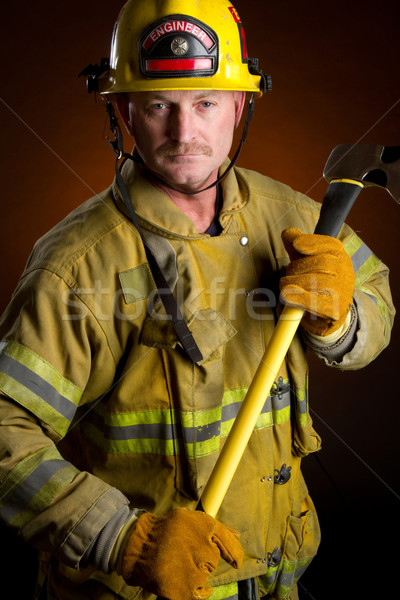 Fireman Stock photo © keeweeboy