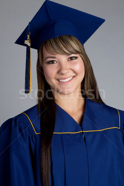 Sorridere laurea bella liceo donna felice Foto d'archivio © keeweeboy