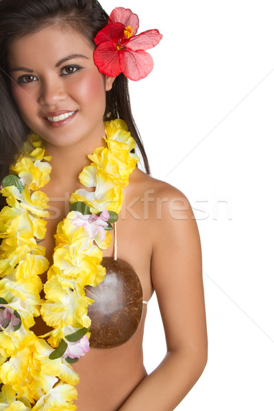 Hawaiian Tropical Woman Stock photo © keeweeboy