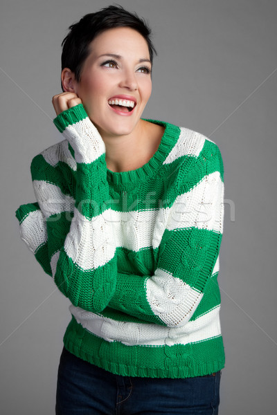 Laughing Woman Stock photo © keeweeboy
