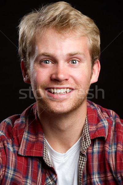 Smiling Blond Man Stock photo © keeweeboy