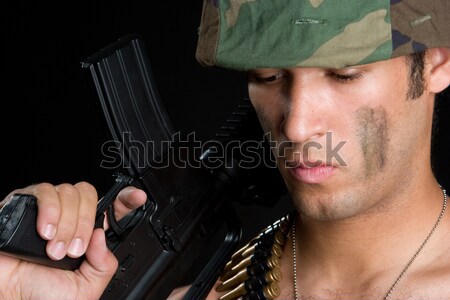 Military Man Stock photo © keeweeboy