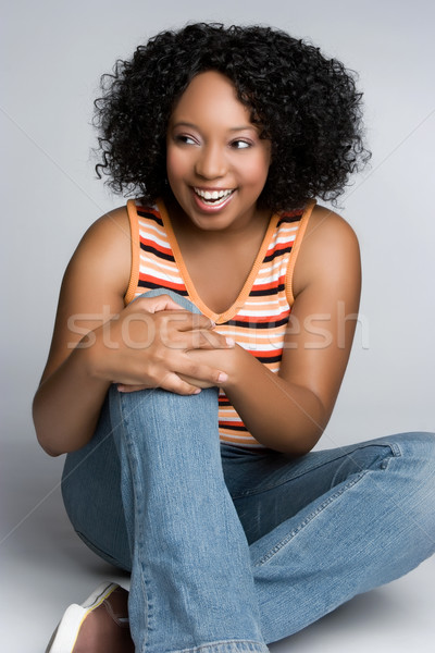 Laughing Young Woman Stock photo © keeweeboy