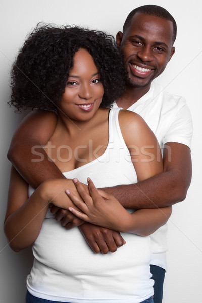 [[stock_photo]]: Jeunes · noir · couple · heureux · main · homme