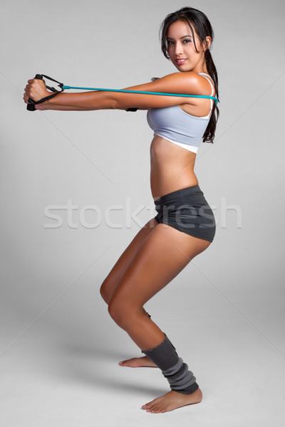 [[stock_photo]]: Femme · jeunes · femme · de · remise · en · forme · fille · fitness