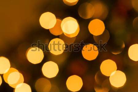 Stock photo: Defocused Christmas Lights