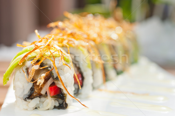 Japanese sushi rolls Maki Sushi  Stock photo © keko64