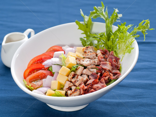 Stock photo: fresh caesar salad