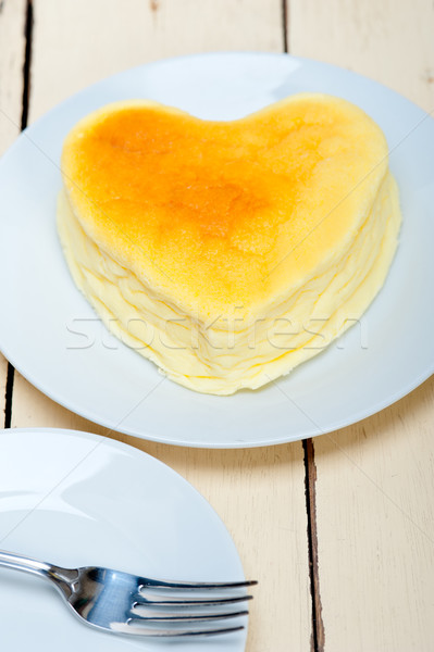 Stok fotoğraf: Kalp · cheesecake · kek · valentine · gün