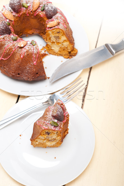 chestnut cake bread dessert Stock photo © keko64