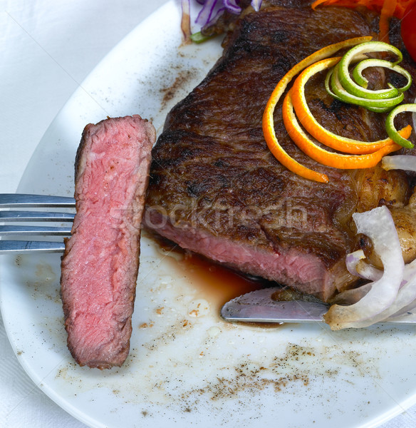 beef ribeye steak Stock photo © keko64