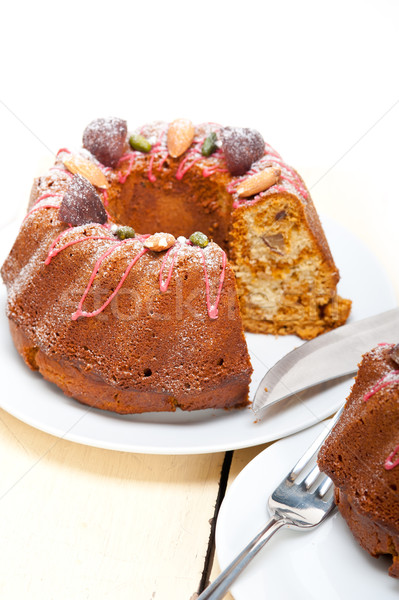 chestnut cake bread dessert Stock photo © keko64