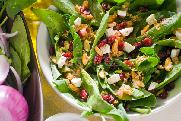 spinach salad Stock photo © keko64