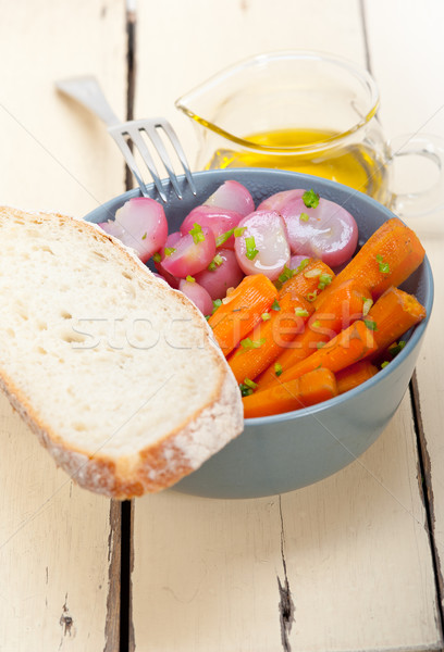 steamed  root vegetable on a bowl Stock photo © keko64