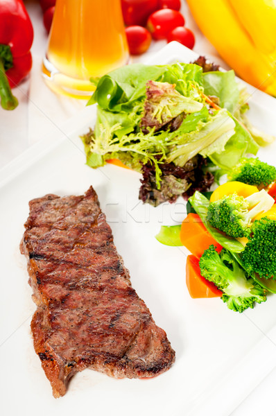 Juteuse bbq grillés nervure oeil steak [[stock_photo]] © keko64