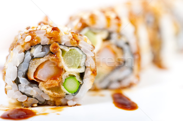 fresh sushi choice combination assortment selection  Stock photo © keko64