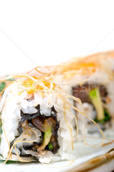 fresh sushi choice combination assortment selection  Stock photo © keko64