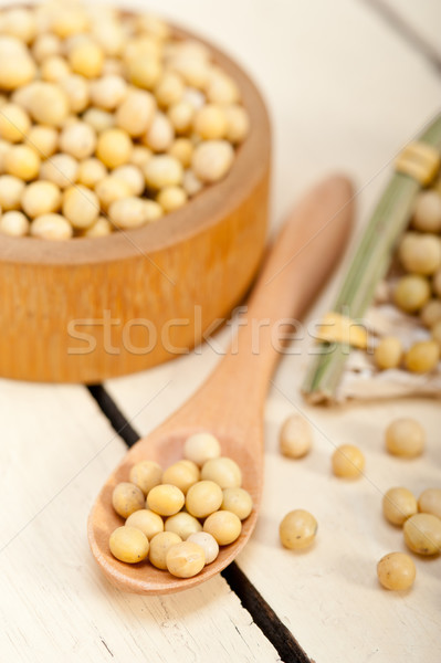 organic soya beans  Stock photo © keko64