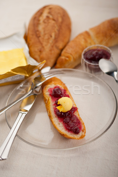 bread butter and jam  Stock photo © keko64