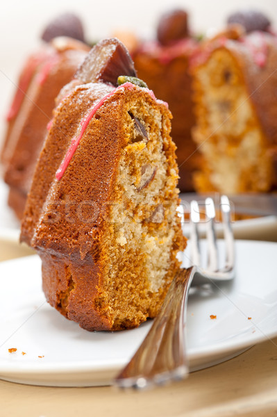 chestnut cake bread dessert Stock photo © keko64