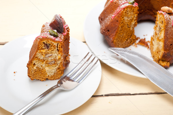 chestnut cake bread dessert Stock photo © keko64