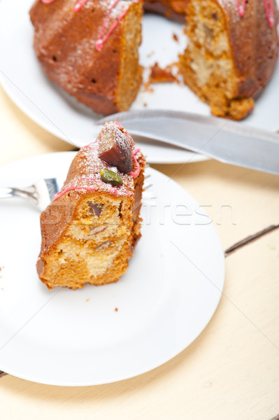 chestnut cake bread dessert Stock photo © keko64