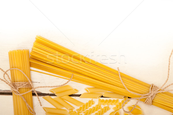意大利的 麵食 類型 白 鄉村 商業照片 © keko64