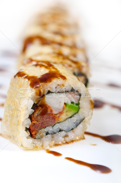 fresh sushi choice combination assortment selection  Stock photo © keko64