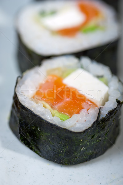 fresh sushi choice combination assortment selection  Stock photo © keko64