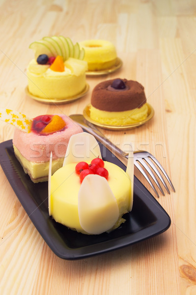 新鮮な ケーキ クリーム ペストリー クローズアップ ストックフォト © keko64