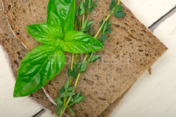 bread basil and thyme Stock photo © keko64