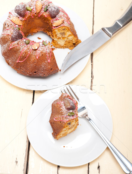 chestnut cake bread dessert Stock photo © keko64