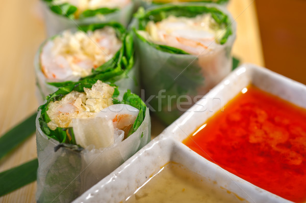 fresh sushi choice combination assortment selection  Stock photo © keko64