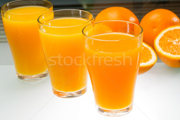 fresh orange juice Stock photo © keko64