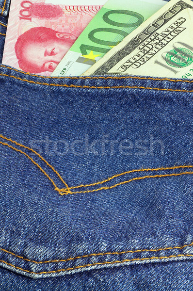 bluejeans and money Stock photo © keko64