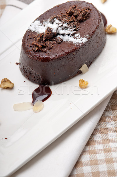 [[stock_photo]]: Fraîches · chocolat · gâteau · cerise · plaque