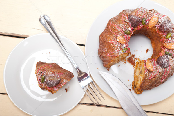 chestnut cake bread dessert Stock photo © keko64